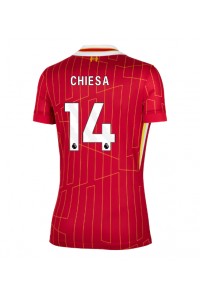 Fotbalové Dres Liverpool Federico Chiesa #14 Dámské Domácí Oblečení 2024-25 Krátký Rukáv